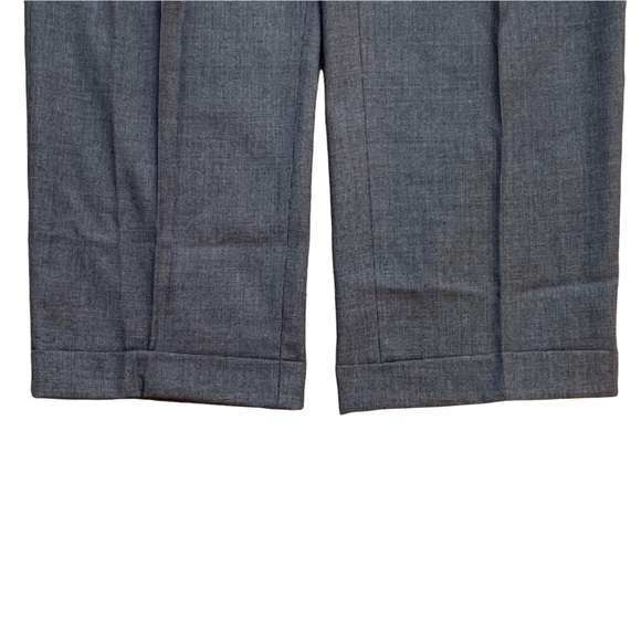 Brooks Brothers Loro Piana Super 110 100% Wool Gray Two Button Suit Size 43R - Picture 9 of 13